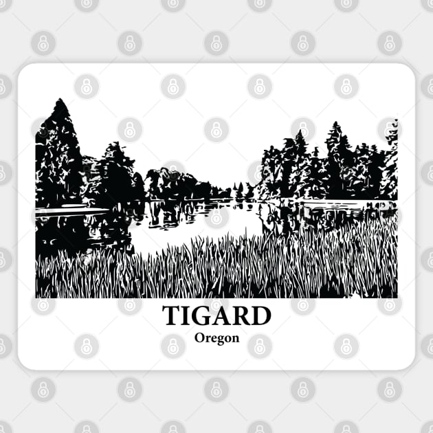 Tigard - Oregon Magnet by Lakeric